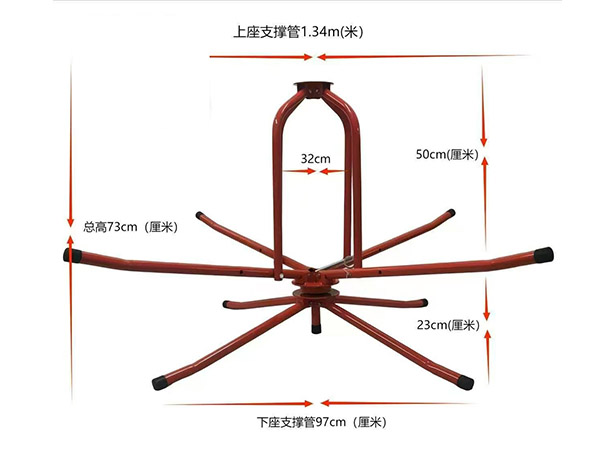 Single-Axis Pipe Unwinder for Underfloor Heating